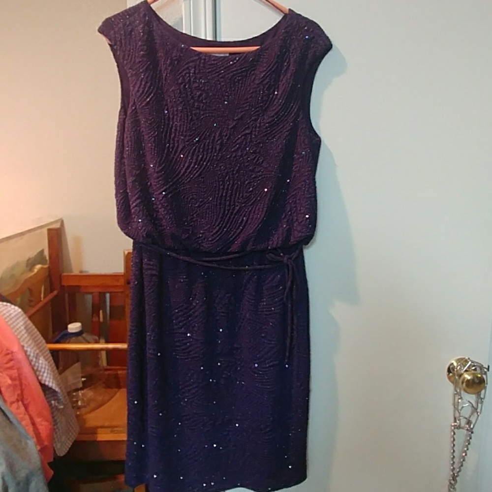 Sparkly Purple Cocktail Dress